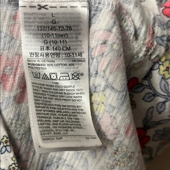 GAP Kids Floral Polo - Red, Yellow, Gray - Picture 6 of 7